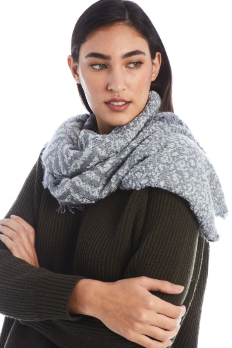 Sciarpa jacquard in bouclé - Fashion Market
