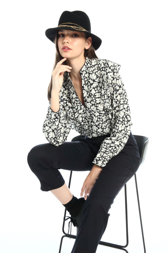 Fedora con micro catene - NERO - Fashion Market - 2
