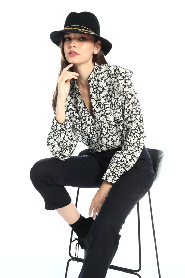 Fedora con micro catene - NERO - Fashion Market - 3