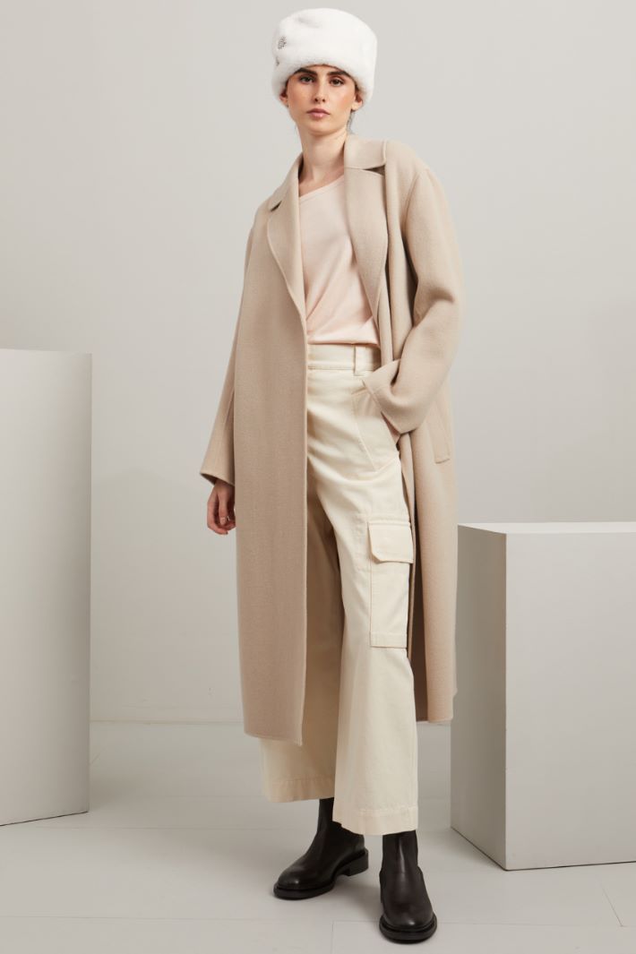 Colbacco con inserto gioiello - BIANCO - Fashion Market - 2