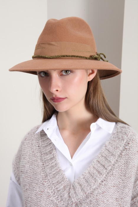 Fedora in feltro di pura lana - Fashion Market