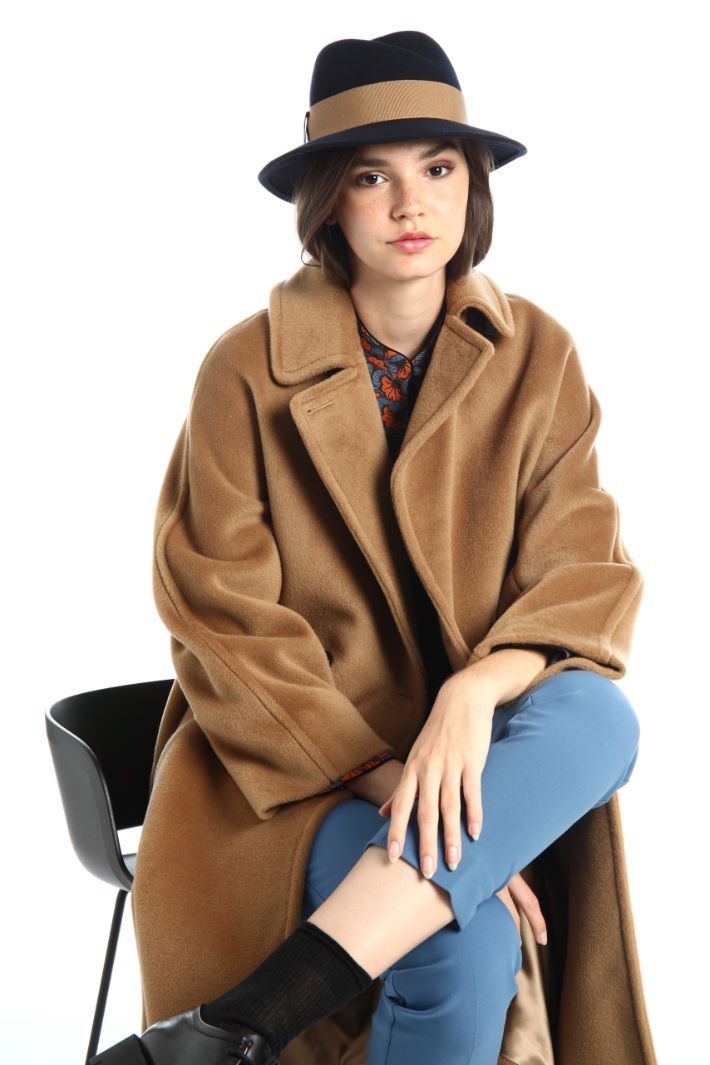 Fedora in lana - BLU BEIGE - Fashion Market - 3