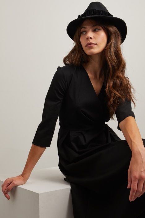 Fedora con nastro in velluto - Fashion Market