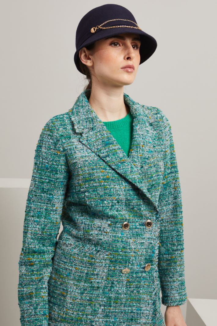 Cloche in lana - BLU NOTTE - Fashion Market - 2