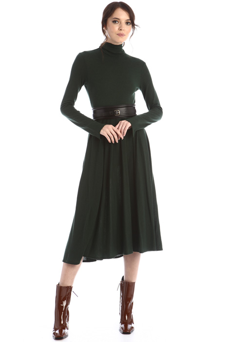 Abito in maglia con pieghe - Fashion Market