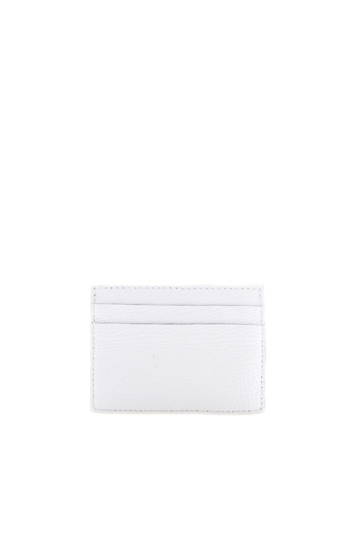 Portacarte in nappa - BIANCO - Fashion Market
