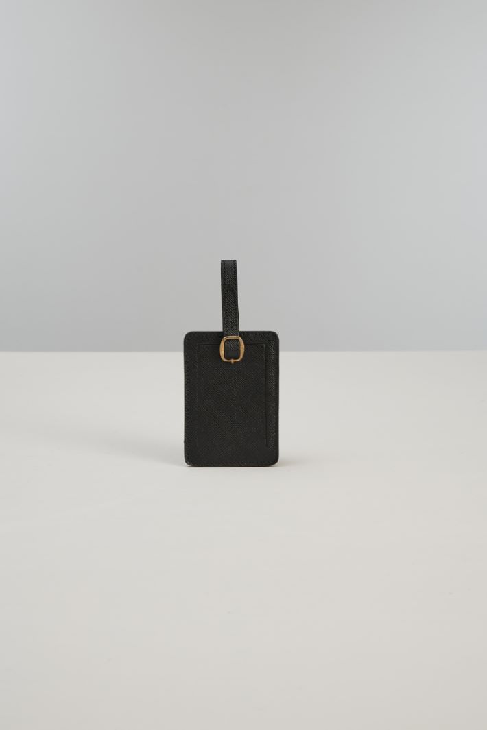 Porta etichette per valigia - NERO - Fashion Market - 2