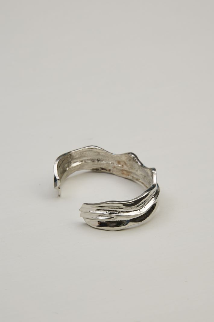 Bracciale rigido in metallo - ARGENTO - Fashion Market - 2