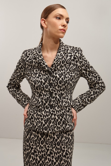 Giacca in jersey di viscosa  - Fashion Market