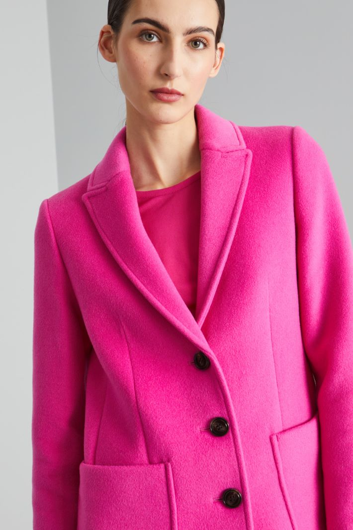 Cappotto svasato - FUXIA - Fashion Market - 3
