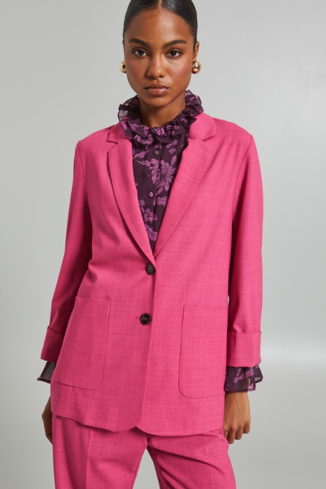 Blazer con tasche applicate - Fashion Market