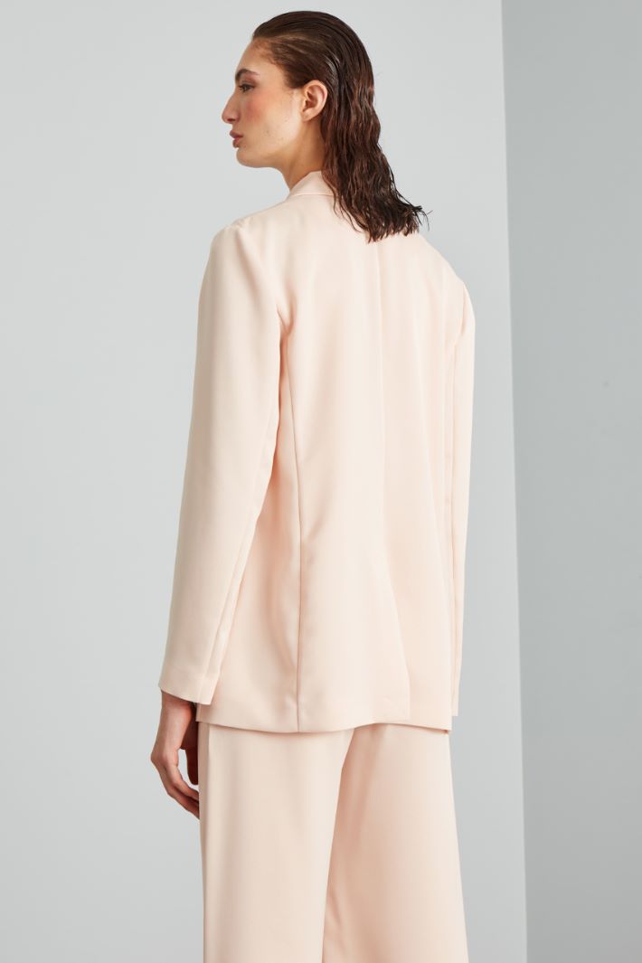 Blazer in envers satin - ROSA CIPRIA - Fashion Market - 4