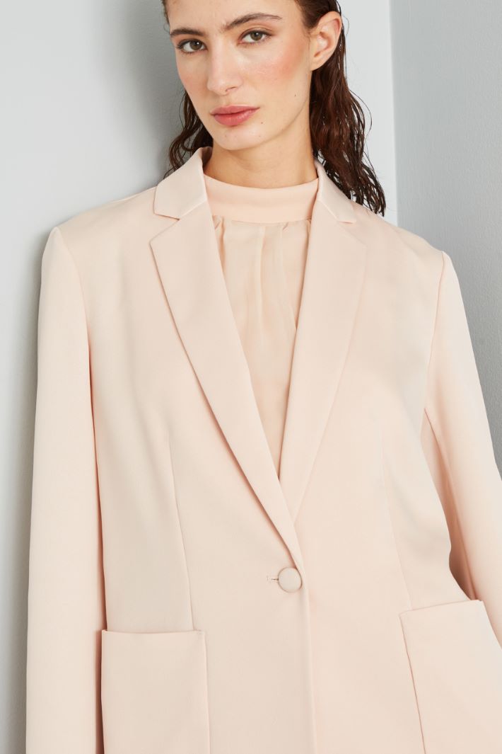 Blazer in envers satin - ROSA CIPRIA - Fashion Market - 3