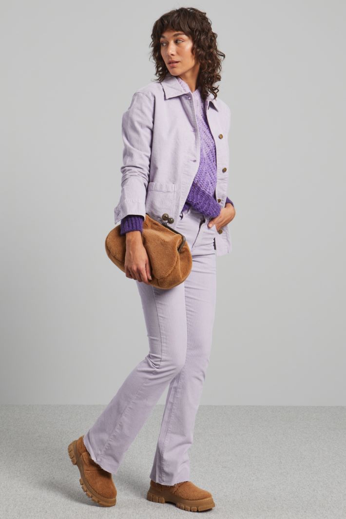 Giacca in velluto a coste - LILLA - Fashion Market
