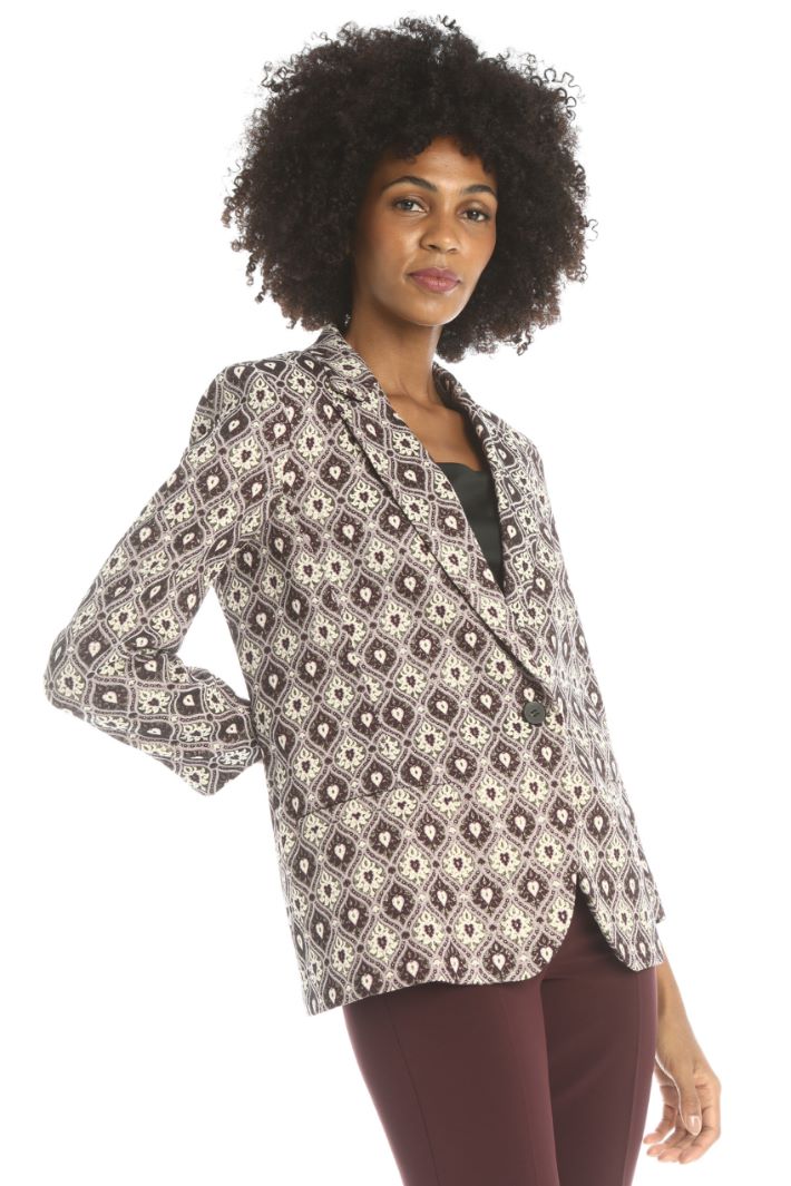 Blazer in jacquard lamè - VIOLA - Fashion Market - 4