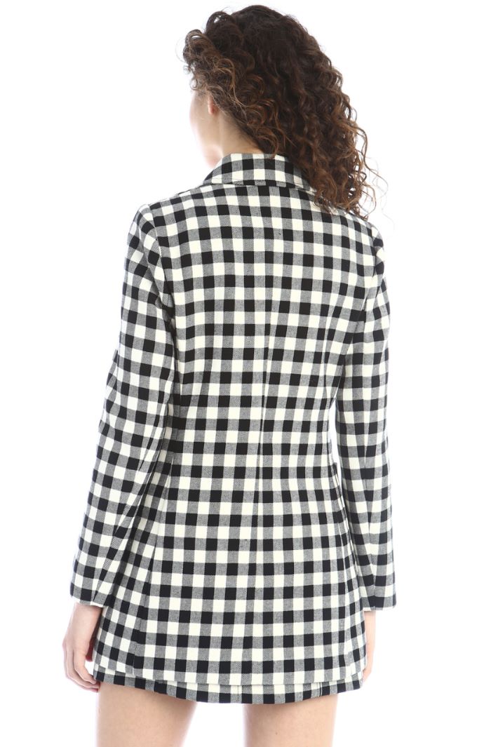Blazer di cotone - BIANCO NERO - Fashion Market - 4