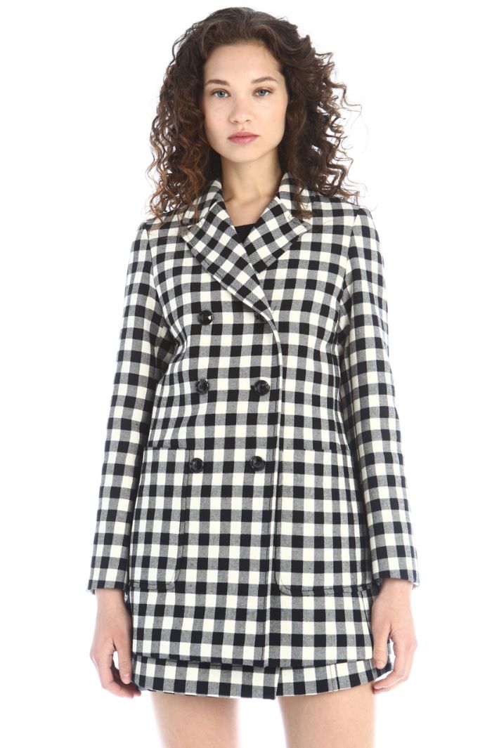 Blazer di cotone - BIANCO NERO - Fashion Market - 2