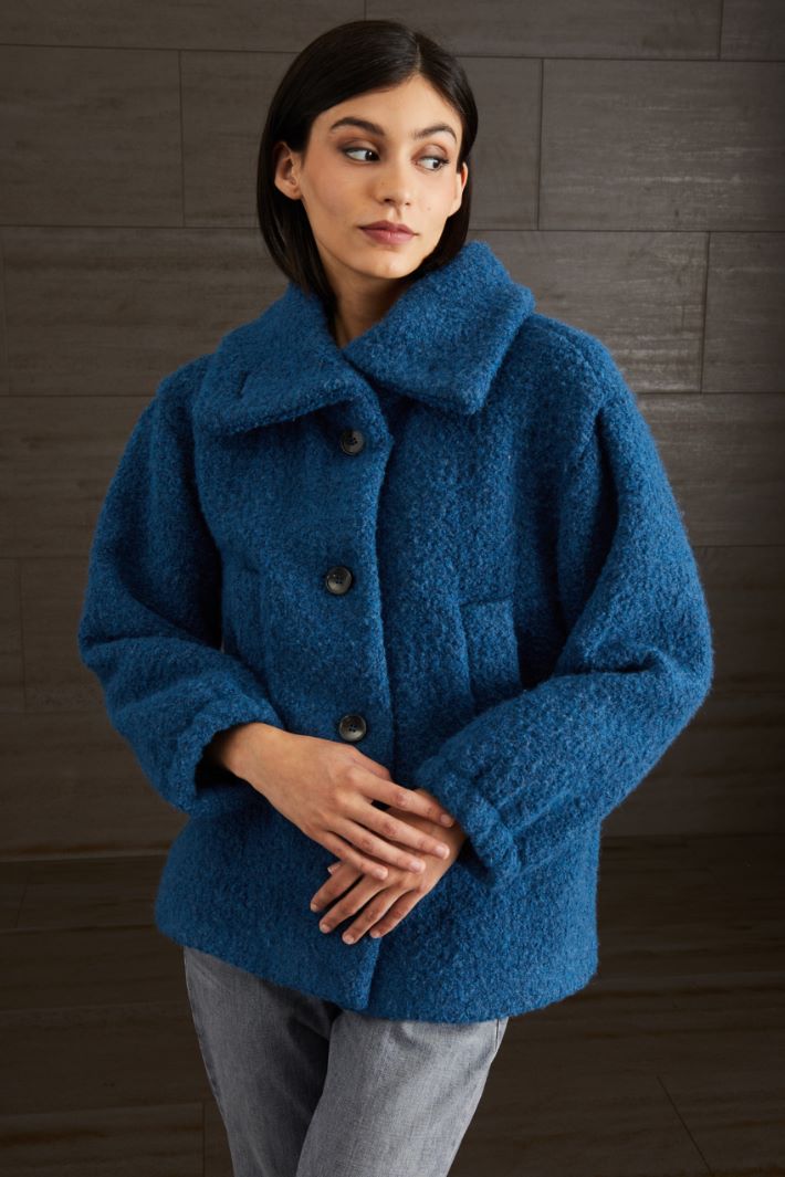 Giacca in lana bouclè - BLUETTE - Fashion Market - 2
