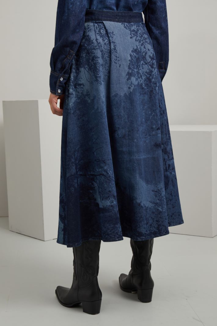 Gonna in denim - BLU DENIM - Fashion Market - 4
