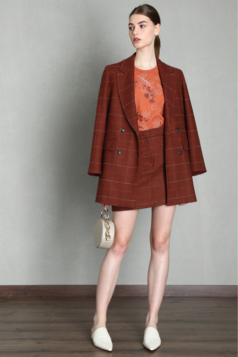 Minigonna in flanella - Fashion Market