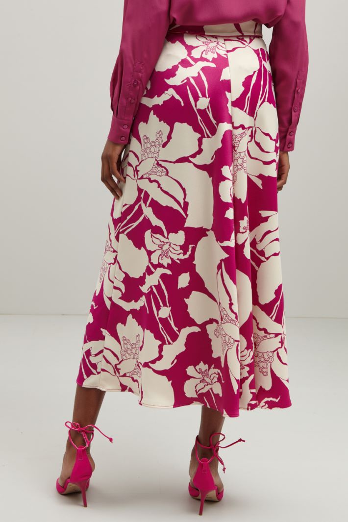 Gonna svasata - CICLAMINO PANNA - Fashion Market - 4
