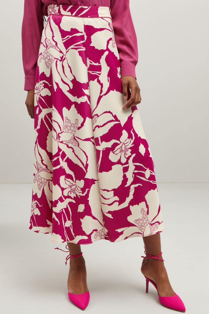 Gonna svasata - CICLAMINO PANNA - Fashion Market - 2
