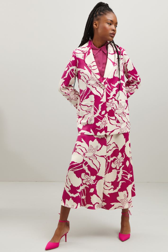 Gonna svasata - CICLAMINO PANNA - Fashion Market