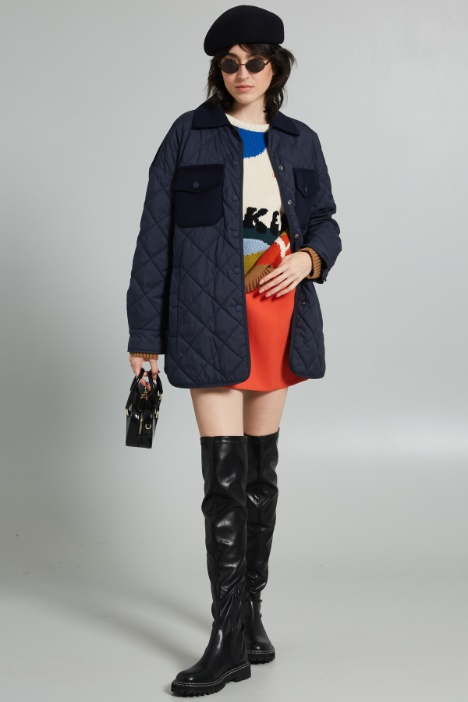 Minigonna in tela doppia - Fashion Market
