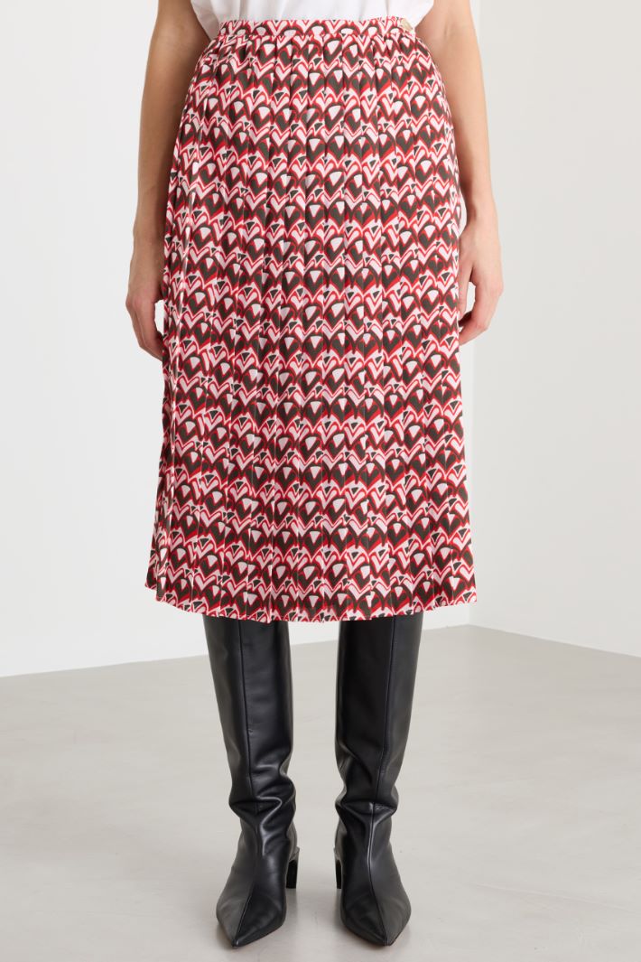Gonna a portafoglio - ROSSO - Fashion Market - 2