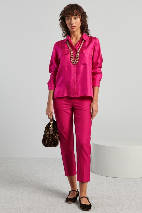 Camicia in twill di seta - Fashion Market