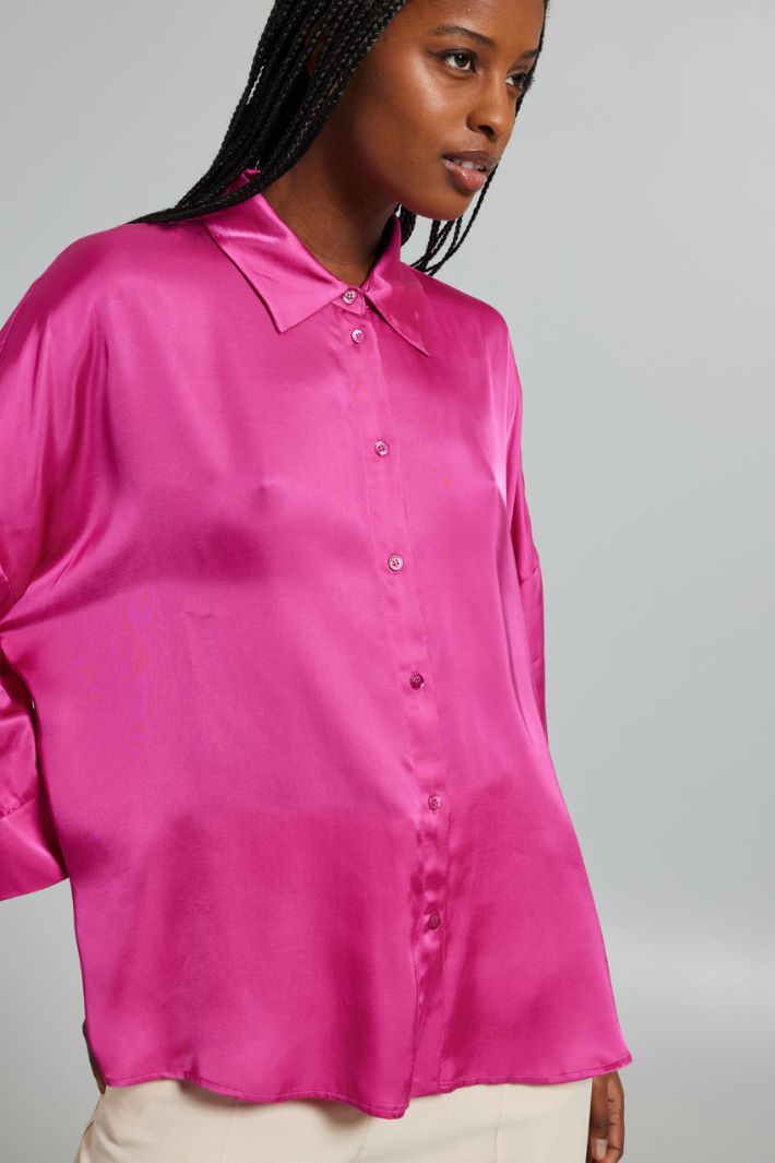 Camicia con maniche tre quarti - FUXIA - Fashion Market - 2