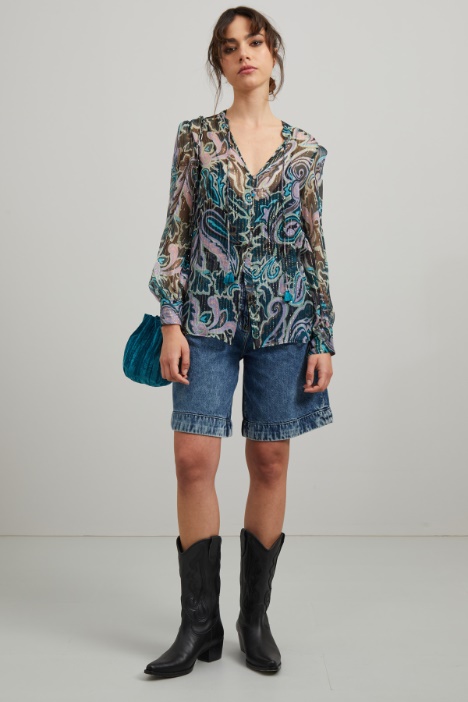 Blusa in creponne - Fashion Market
