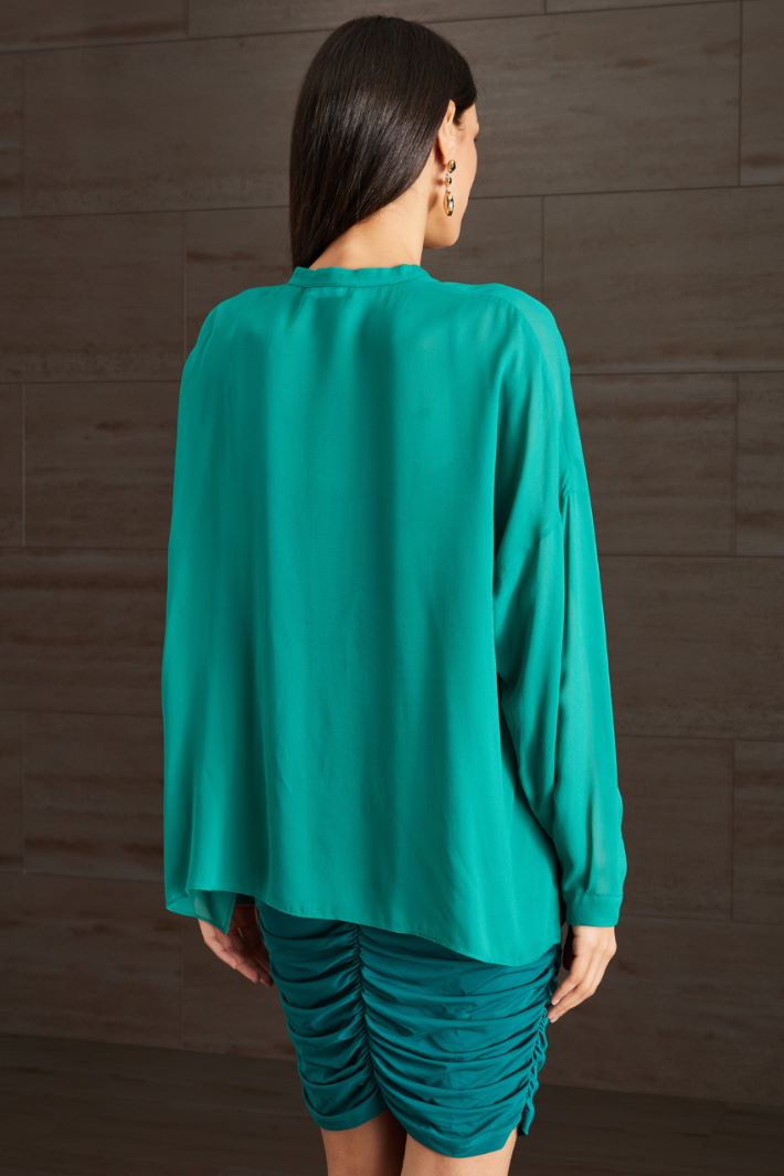 Camicia senza allacciatura - VERDE ACQUA - Fashion Market - 4