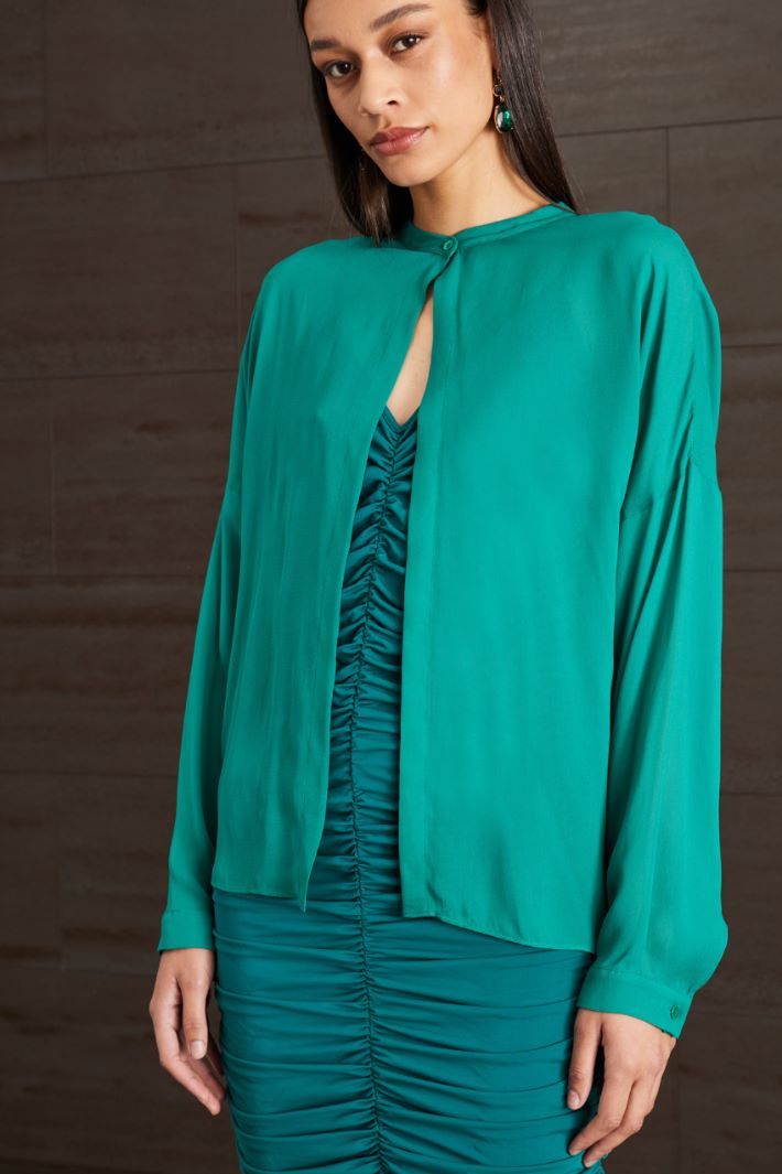 Camicia senza allacciatura - VERDE ACQUA - Fashion Market - 2