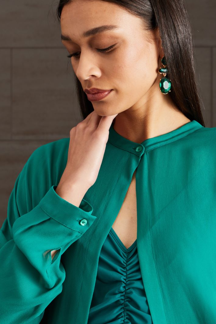 Camicia senza allacciatura - VERDE ACQUA - Fashion Market - 3
