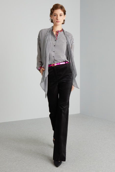 Camicia con collo a foulard - Fashion Market