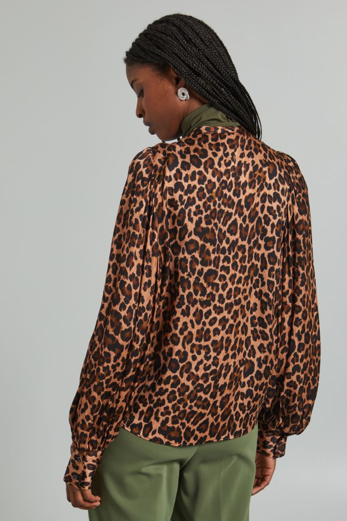 Camicia stampata - MARRONE NERO - Fashion Market - 4