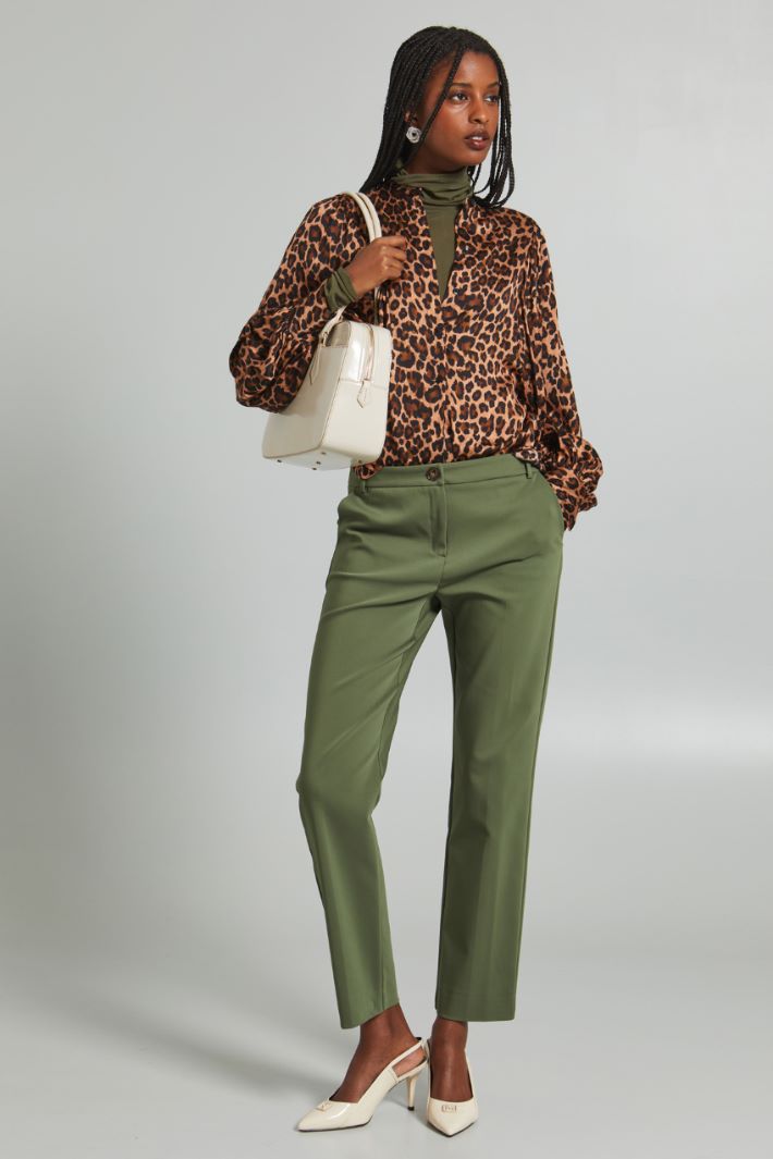 Camicia stampata - MARRONE NERO - Fashion Market