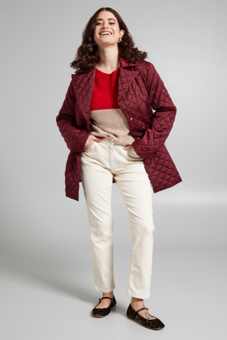 Pantaloni in bull stretch - Fashion Market