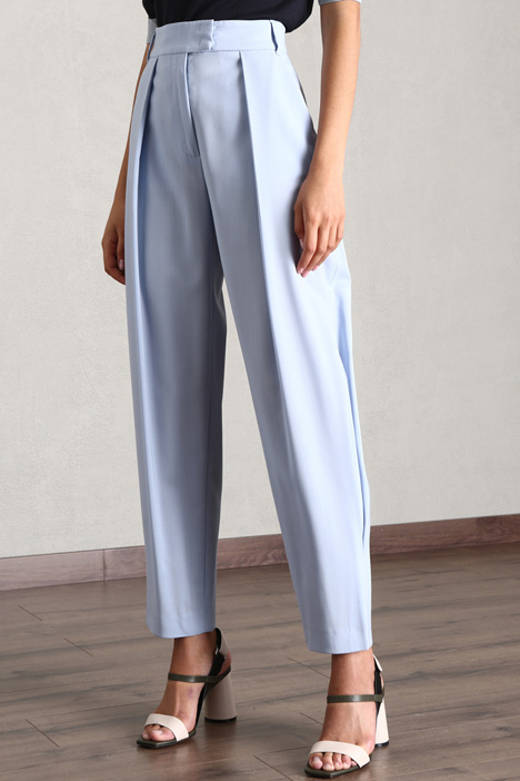 Pantaloni in tela di lana - Fashion Market