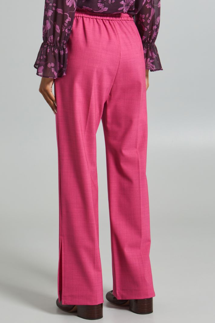Pantaloni con spacchi - FUCSIA - Fashion Market - 3