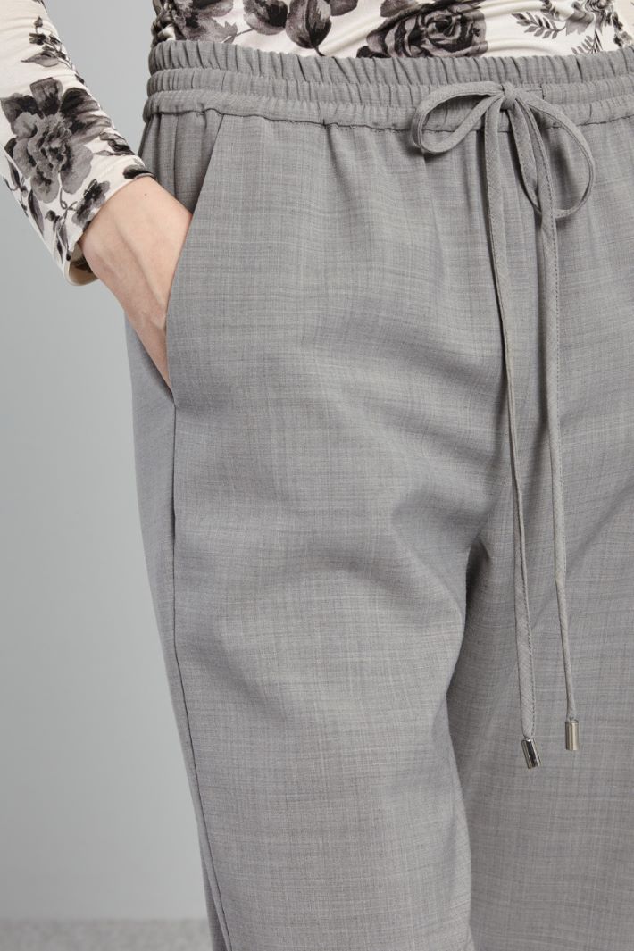 Pantaloni con spacchi - GRIGIO - Fashion Market - 3