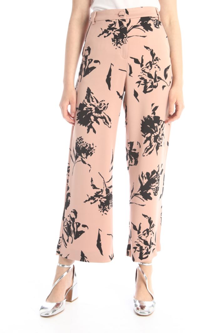 Pantaloni in enver satin - ROSA ANTICO - Fashion Market - 4