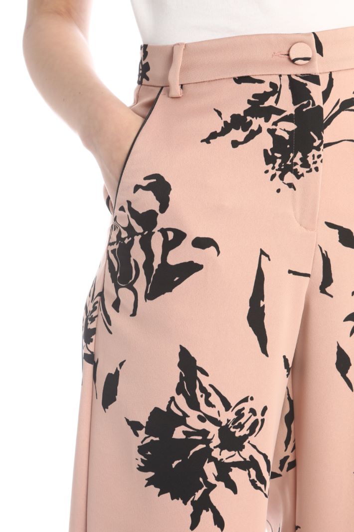 Pantaloni in enver satin - ROSA ANTICO - Fashion Market - 3