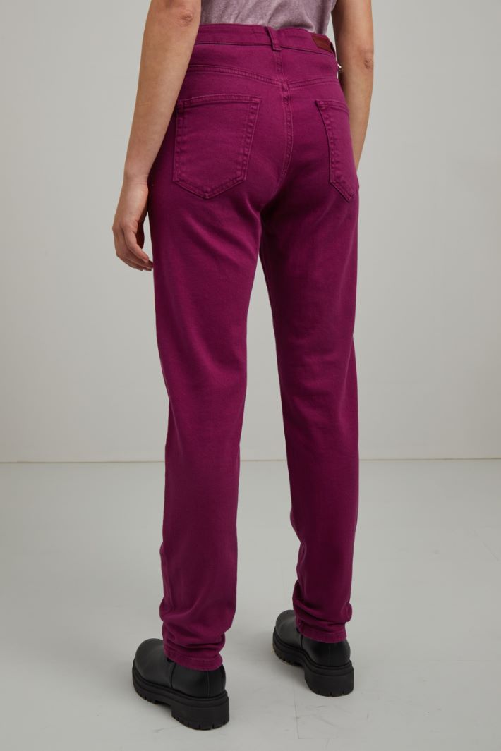 Pantaloni in drill - VIOLA - Fashion Market - 4