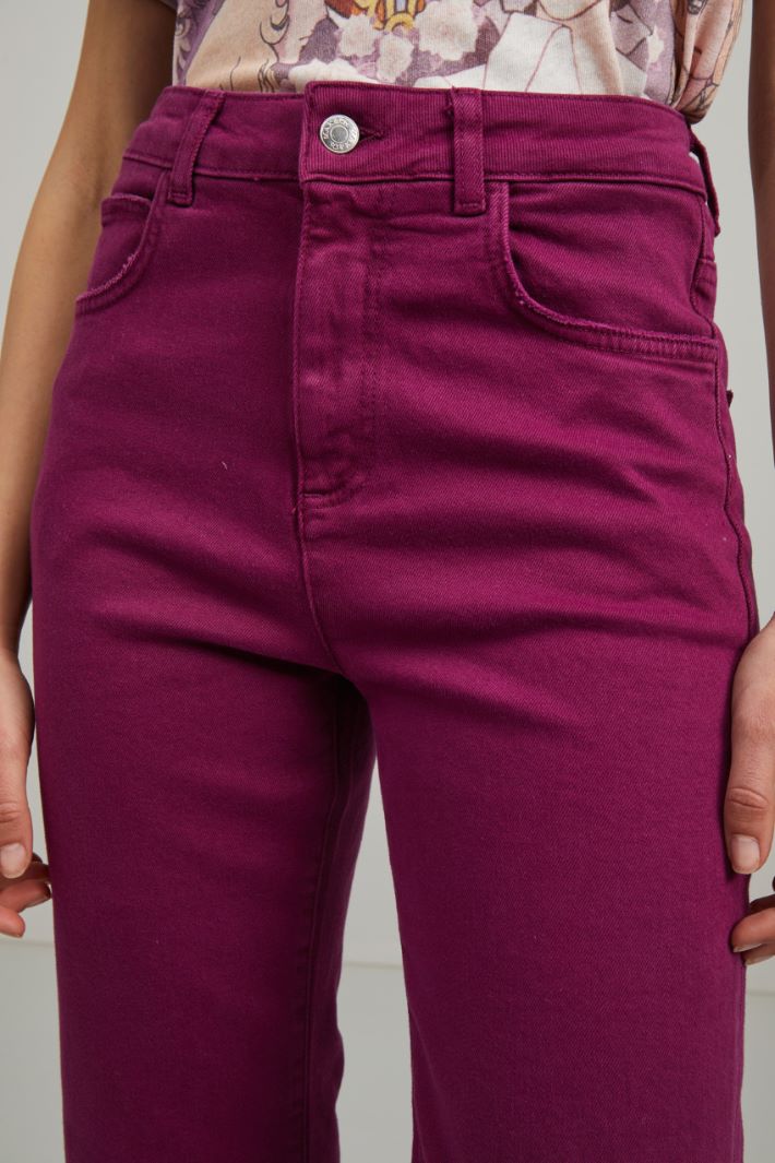 Pantaloni in drill - VIOLA - Fashion Market - 3