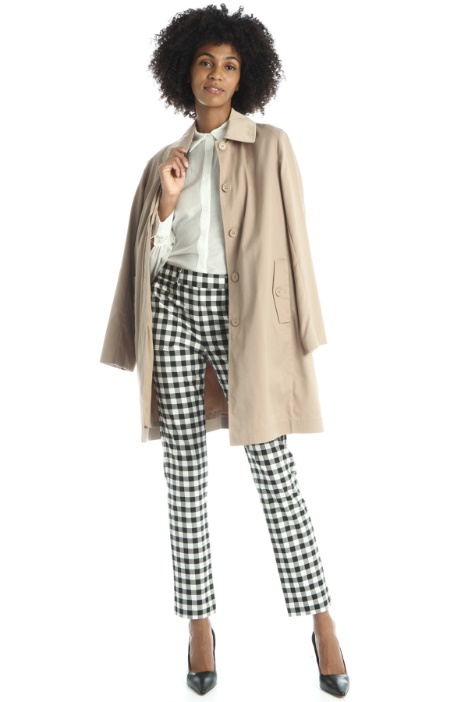 Pantaloni slim  in viscosa - Fashion Market