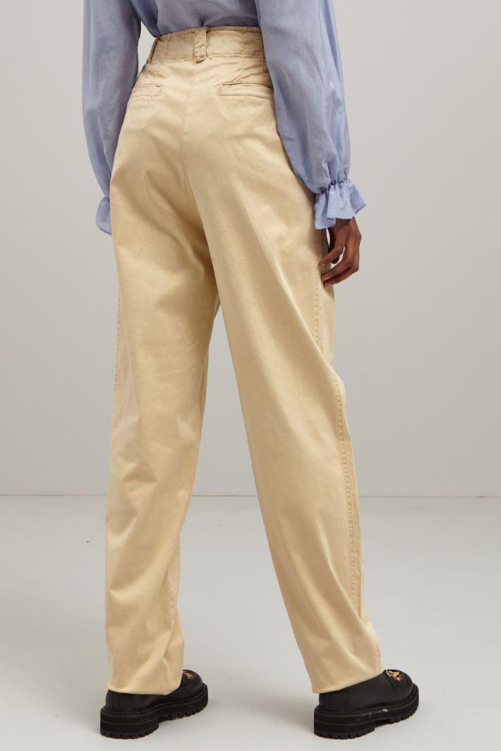 Pantaloni morbidi - BEIGE - Fashion Market - 4