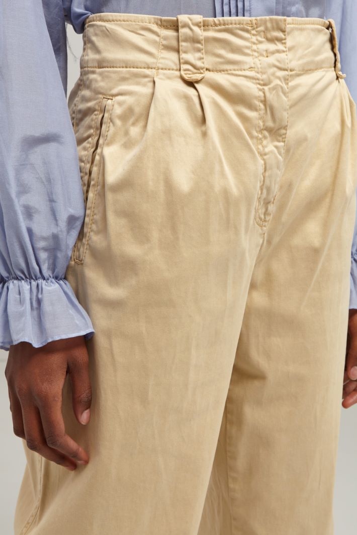Pantaloni morbidi - BEIGE - Fashion Market - 3