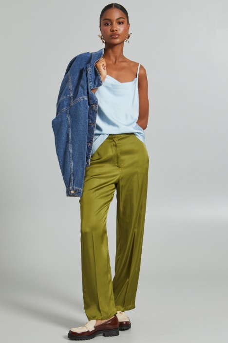 Pantaloni con elastico in vita - Fashion Market